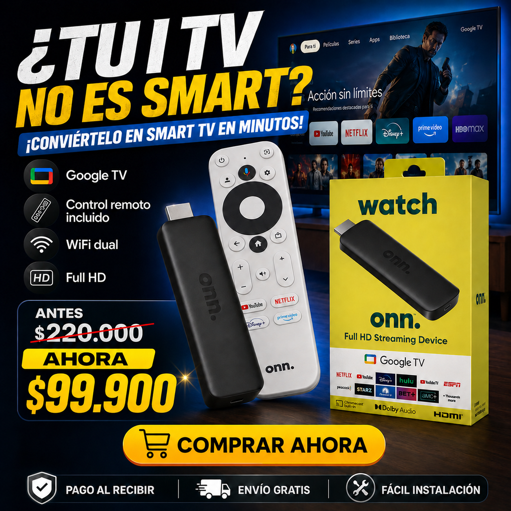 🔥 Oferta Smart TV: Convierte tu TV Normal en una TV Inteligente