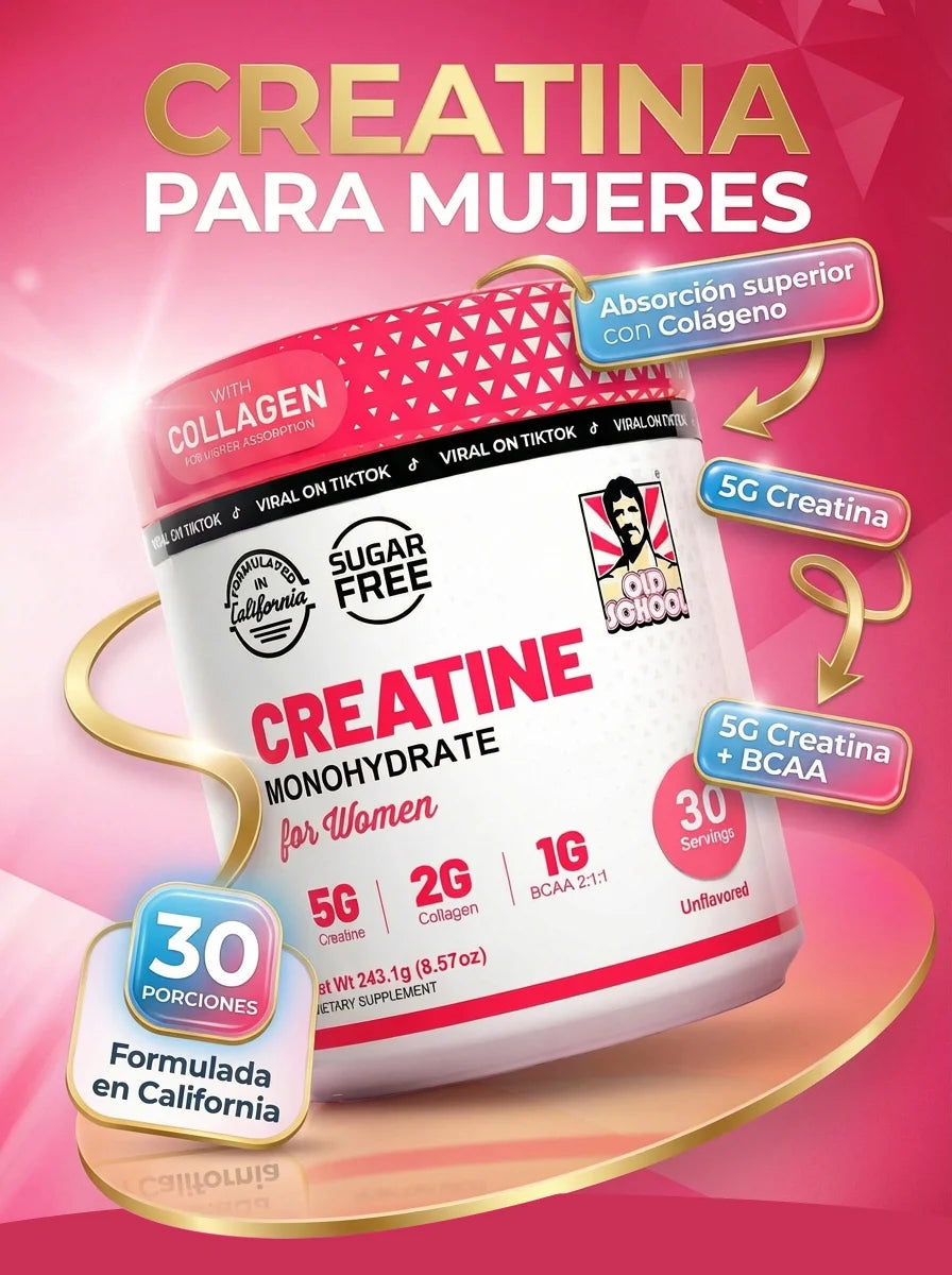 😭¿Cansada de entrenar y no ver cambios en tus glúteos? Dale a tu cuerpo el impulso que necesita. Creatina Monohidratada for Women😍 2por 39,90